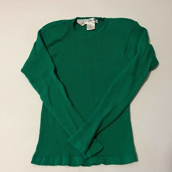VINTAGE JH Collection Green Pure Wool Sweater M - Picture 1 of 6